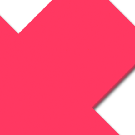 5-Pack: Plus X: Glow-in-the-Dark Neon Pink Cross Pasties Nipple Covers by Pastease