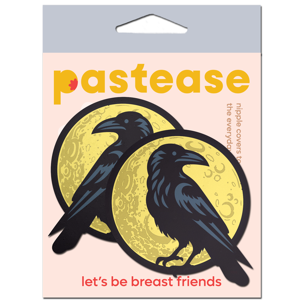 5-Pack: Black Raven and Full Moon Breast Pasties by Pastease®