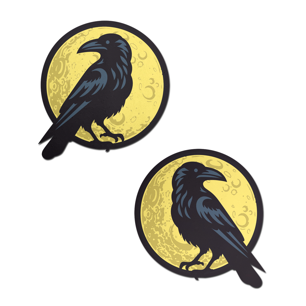 5-Pack: Black Raven and Full Moon Breast Pasties by Pastease®