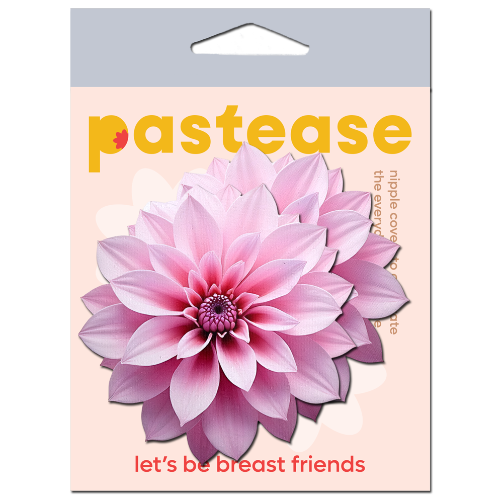 5-Pack: Tropical Pink Dahlia Botanical Flower Breast Pasties by Pastease®