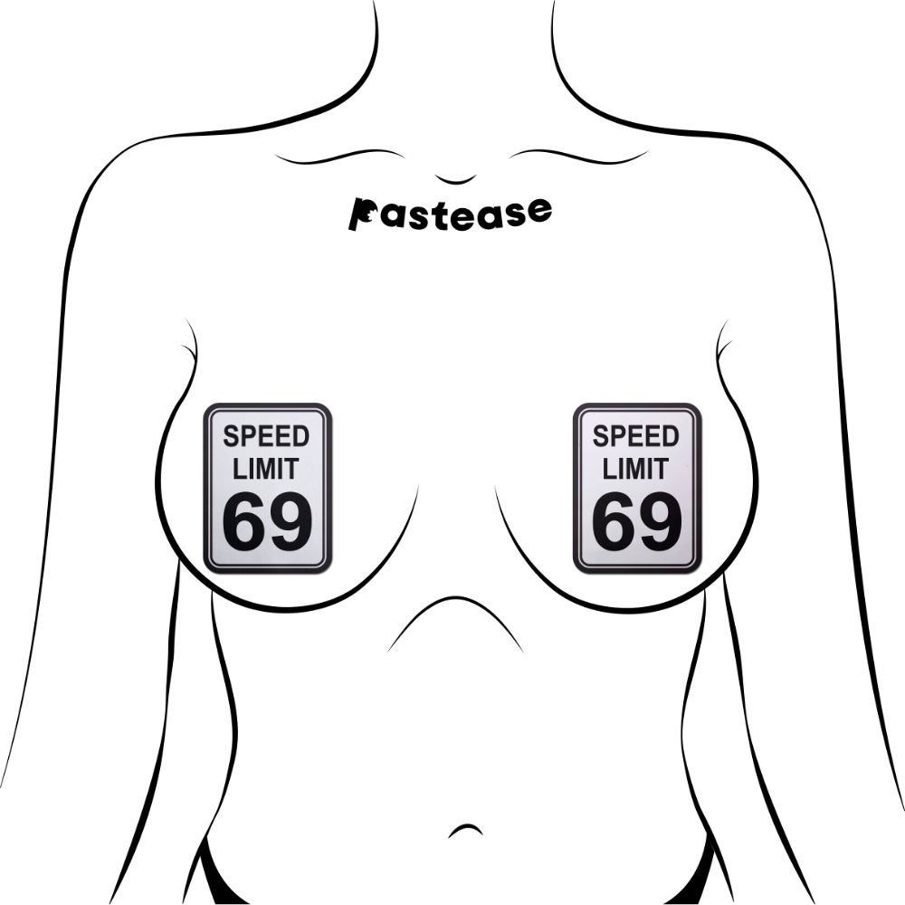 5 Pack: Speed Limit 69 Nipple Pasties by Pastease®