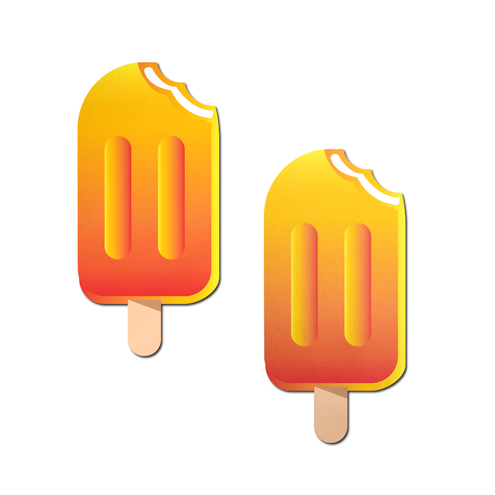 5-Pack: Popsicle: Orange Creamsicle Ice Pop Nipple Pasties by Pastease®