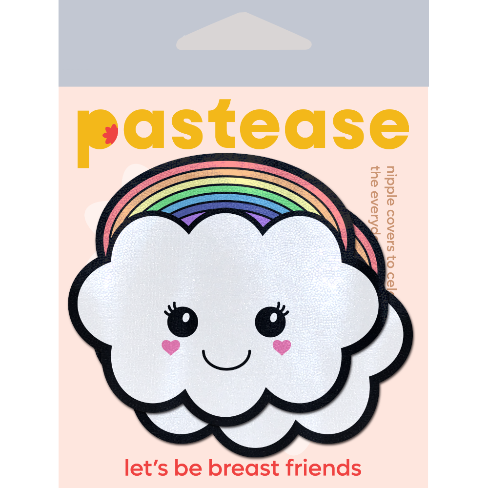 5-Pack: Rainbow Kawaii Cloud Nipple Pasties by Pastease® o/s