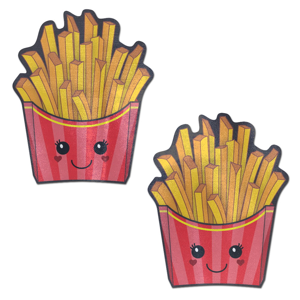 5-Pack: Fry: Happy Kawaii French Fries Nipple Pasties by Pastease® o/s