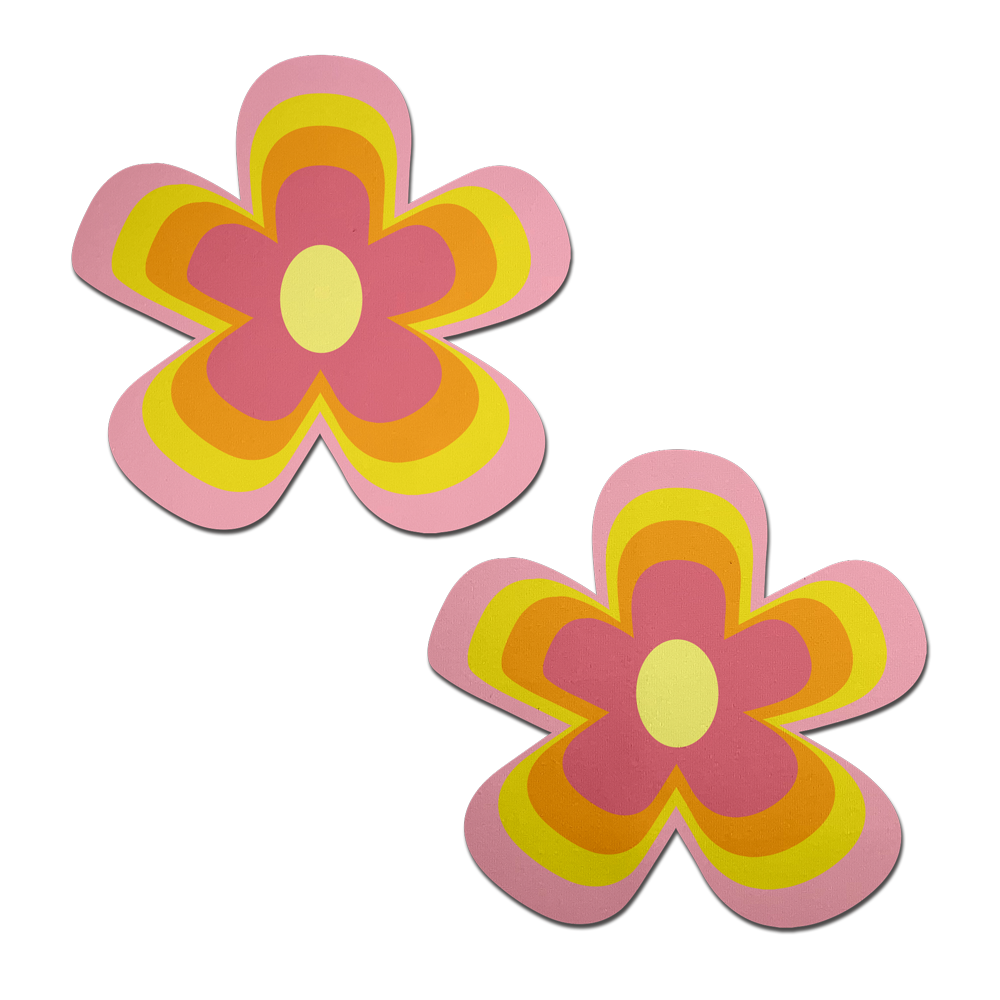 5 Pack: Groovy Flower Pasties in Pink Lemonade by Pastease®
