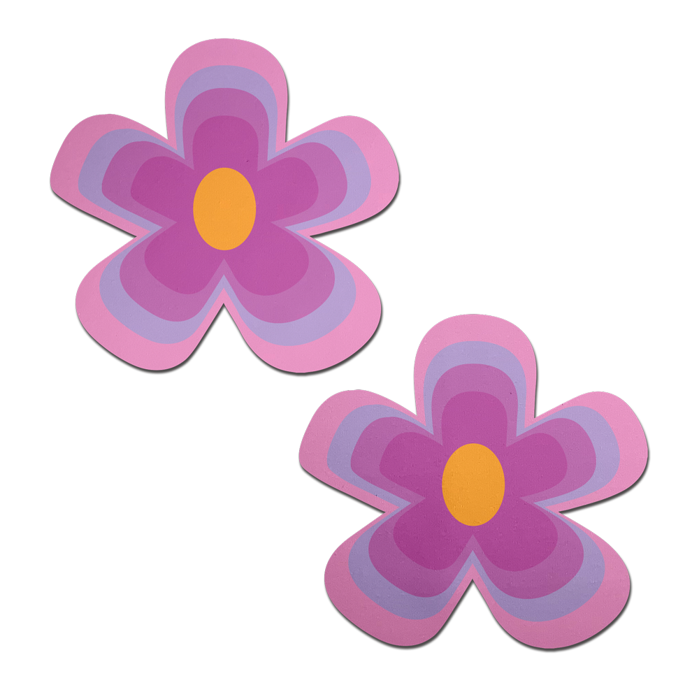 5 Pack: Groovy Flower Pasties in Peaceful Purples by Pastease®