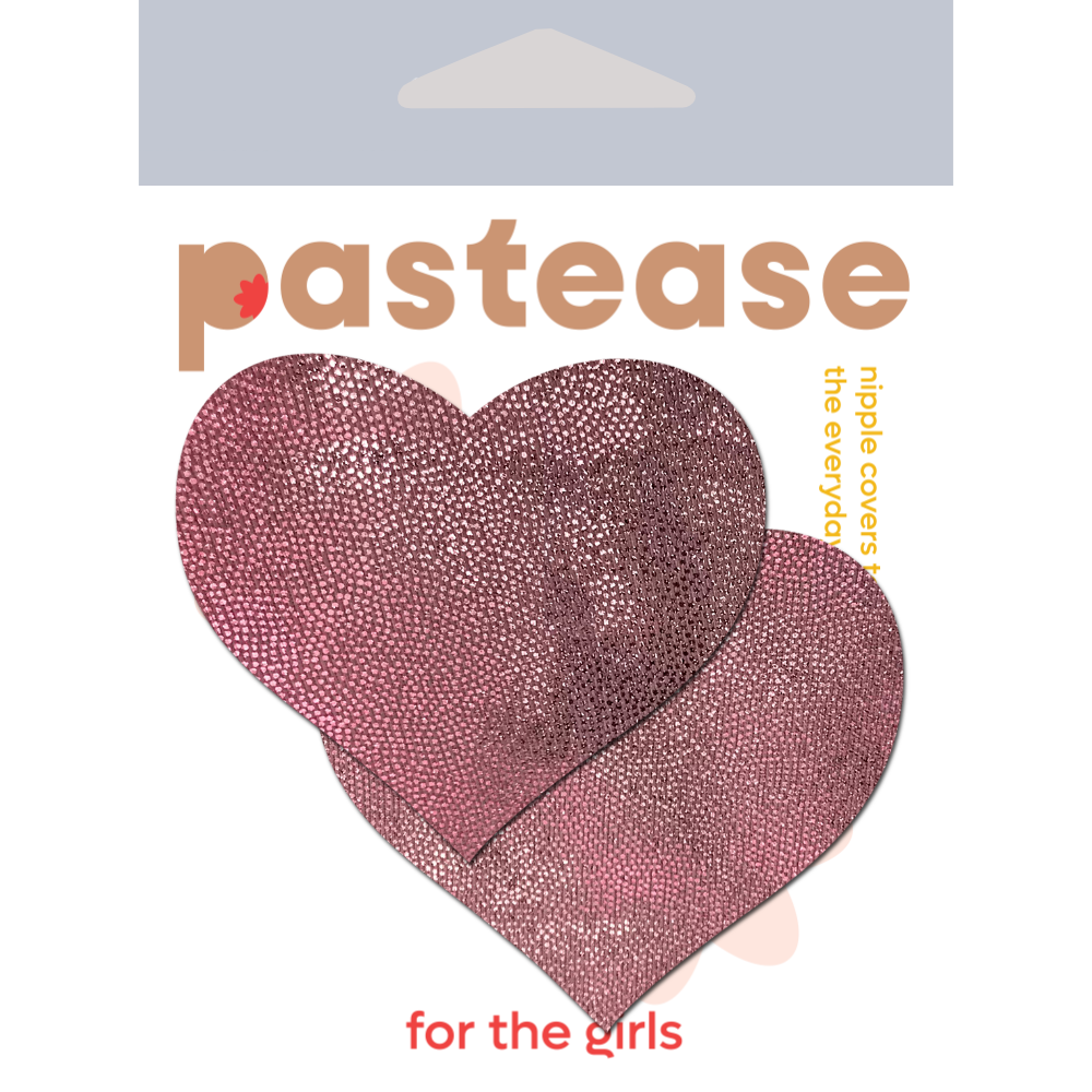 5-Pack: Bubblegum Pink Heart Nipple Pasties by Pastease® o/s