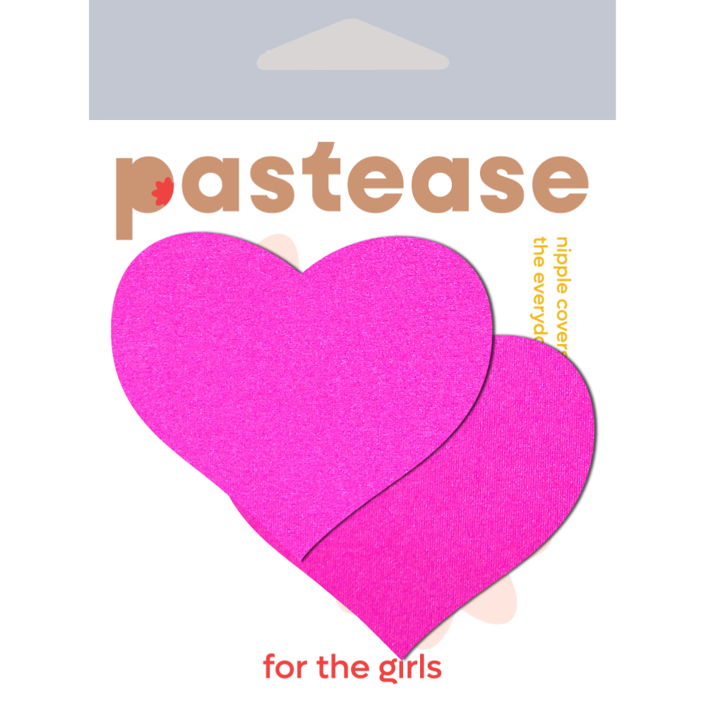 5-Pack: Love: Neon (Blacklight Reactive) Heart Nipple Pasties by Pastease® o/s