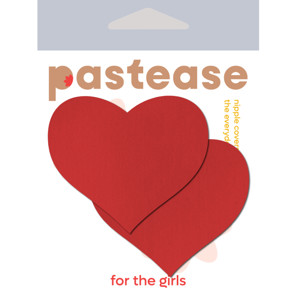 5-Pack: Love: Red Heart Ni pple Pasties by Pastease® o/s