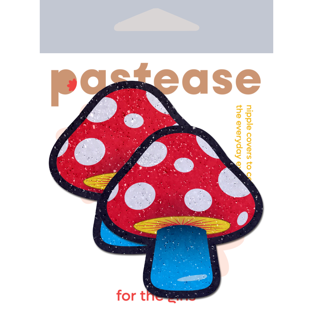 5 Pack: Mushroom: Colorful Shroom Nipple Pasties by Pastease®