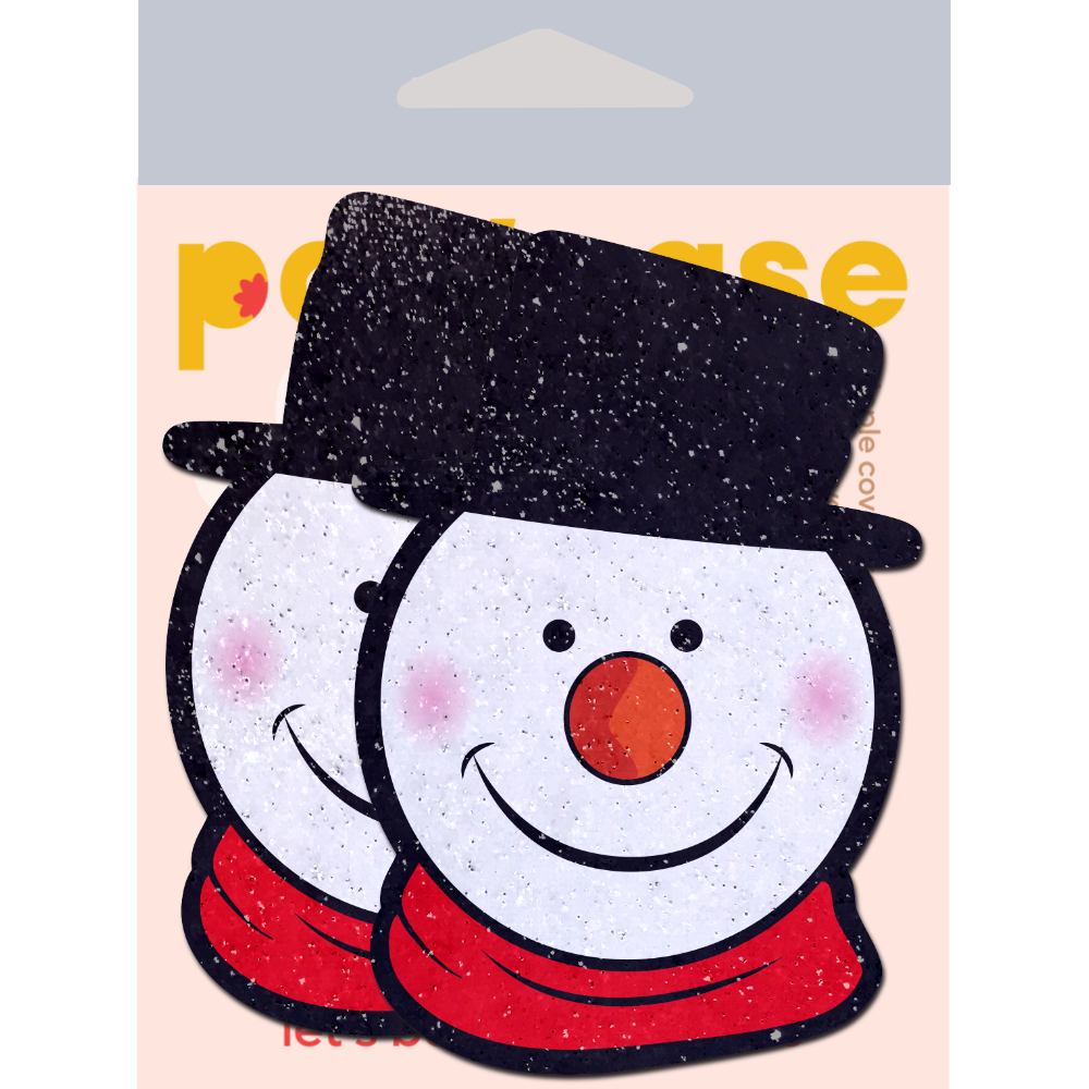 5 Pack: Snowman Nipple Pasties by Pastease®