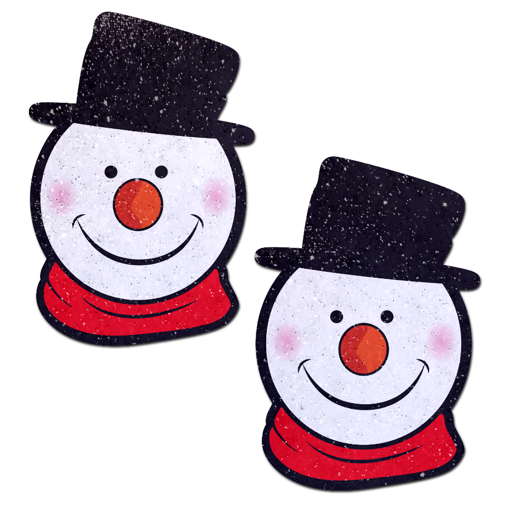 5 Pack: Snowman Nipple Pasties by Pastease®