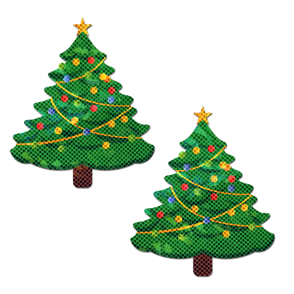5-Pack: Christmas Tree Nipple Pasties by Pastease®
